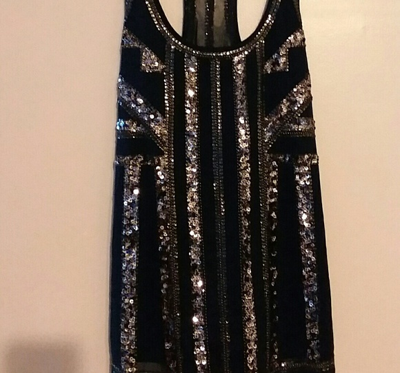 Express Sequin Racerback Tank - Picture 2 of 4
